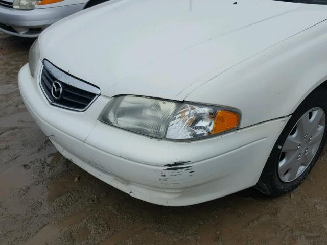 1YVGF22C315239069 - 2001 MAZDA 626 ES WHITE photo 9