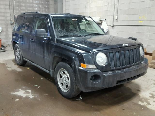 1J8FT28W38D772267 - 2008 JEEP PATRIOT SP BLACK photo 1