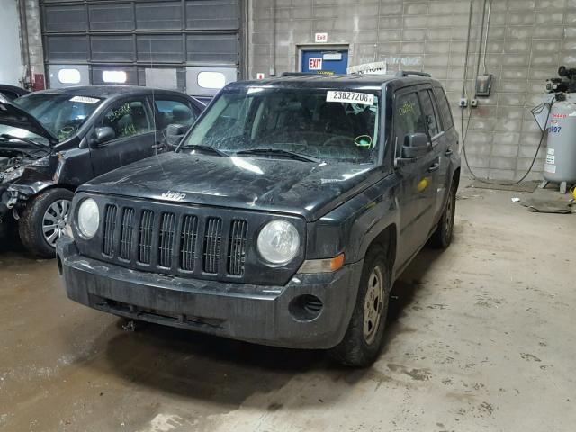 1J8FT28W38D772267 - 2008 JEEP PATRIOT SP BLACK photo 2