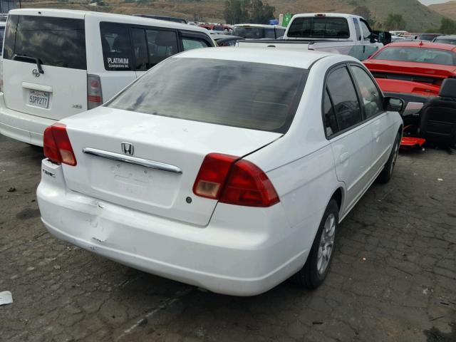 2HGES15574H603850 - 2004 HONDA CIVIC LX WHITE photo 5