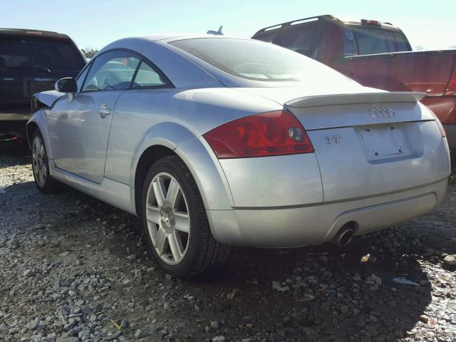 TRUSC28N551009862 - 2005 AUDI TT SILVER photo 3