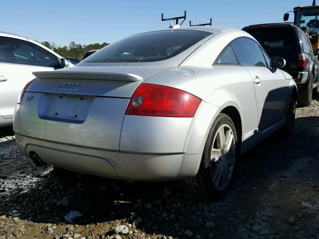 TRUSC28N551009862 - 2005 AUDI TT SILVER photo 4