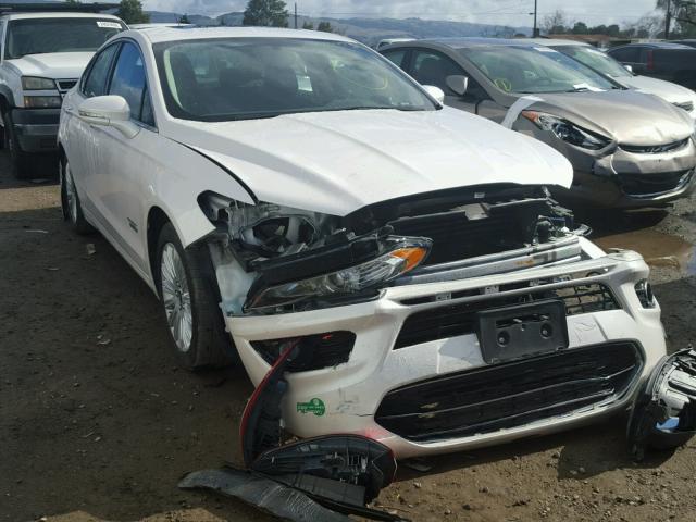 3FA6P0SU0ER256920 - 2014 FORD FUSION TIT WHITE photo 1