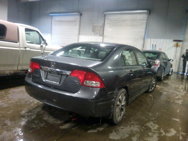 19XFA1F9XBE008927 - 2011 HONDA CIVIC EXL GRAY photo 4