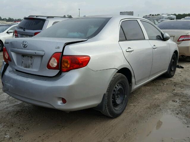 1NXBU40E49Z125164 - 2009 TOYOTA COROLLA BA SILVER photo 4