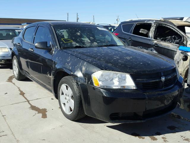 1B3CC4FB0AN136350 - 2010 DODGE AVENGER SX BLACK photo 1