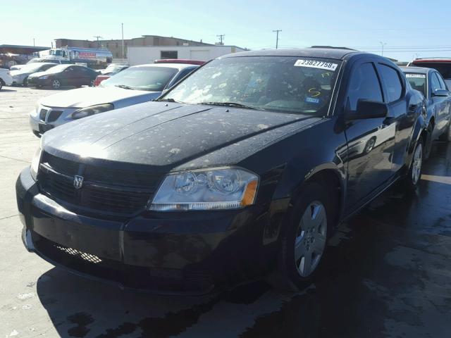 1B3CC4FB0AN136350 - 2010 DODGE AVENGER SX BLACK photo 2