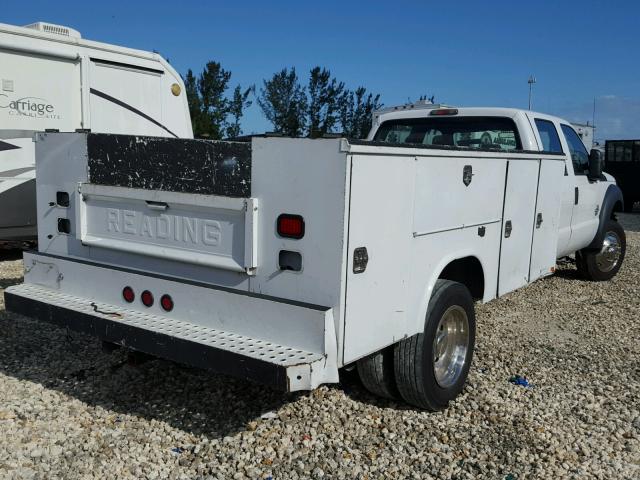 1FD0W4GT3BED06682 - 2011 FORD F450 SUPER WHITE photo 4