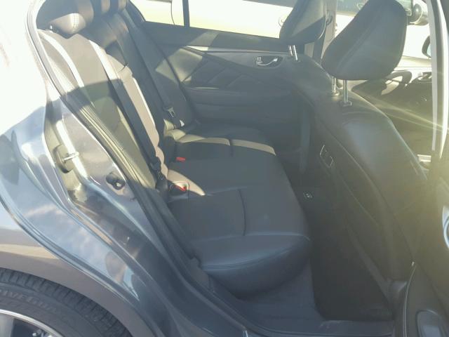 JN1BV7APXFM333891 - 2015 INFINITI Q50 BASE Gris foto 6
