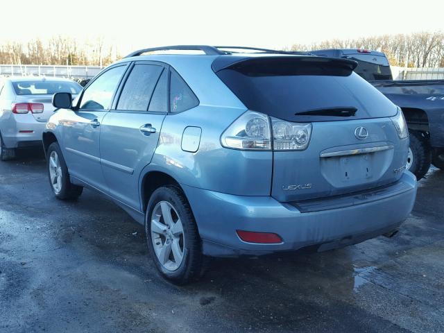 2T2HK31U57C026170 - 2007 LEXUS RX 350 BLUE photo 3