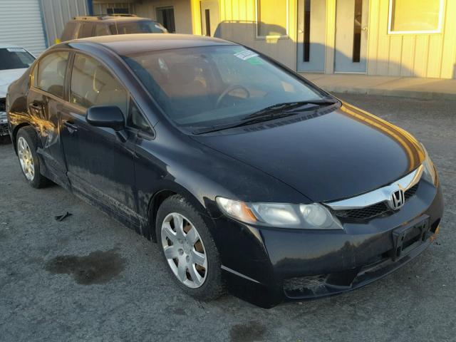 2HGFA1E56BH502450 - 2011 HONDA CIVIC LX BLACK photo 1