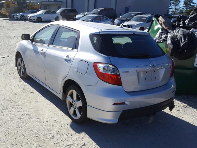 2T1LE40E79C006091 - 2009 TOYOTA COROLLA MA SILVER photo 3