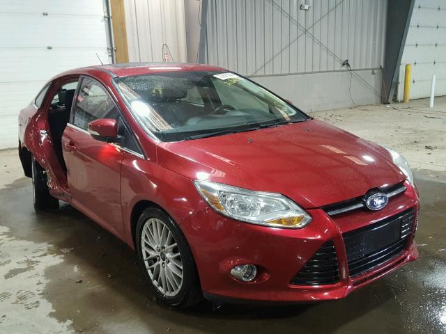 1FAHP3H29CL342187 - 2012 FORD FOCUS SEL RED photo 1