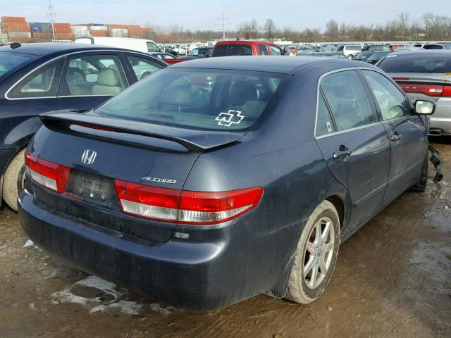 1HGCM66523A014618 - 2003 HONDA ACCORD EX BLUE photo 4