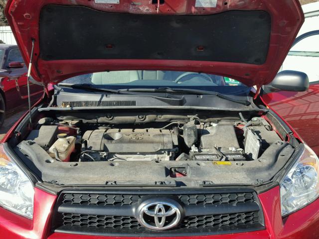 2T3BF4DV8CW205750 - 2012 TOYOTA RAV4 RED photo 7