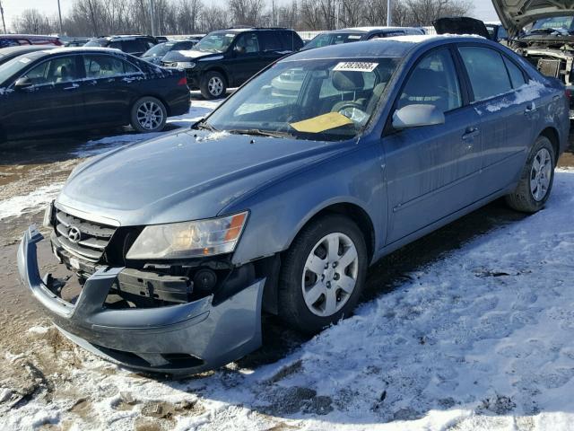 5NPET4ACXAH583081 - 2010 HYUNDAI SONATA GLS BLUE photo 2