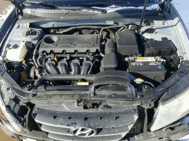 5NPET4ACXAH583081 - 2010 HYUNDAI SONATA GLS BLUE photo 7