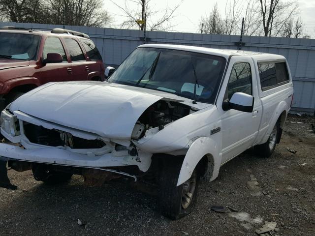 1FTYR10U28PA53383 - 2008 FORD RANGER WHITE photo 2