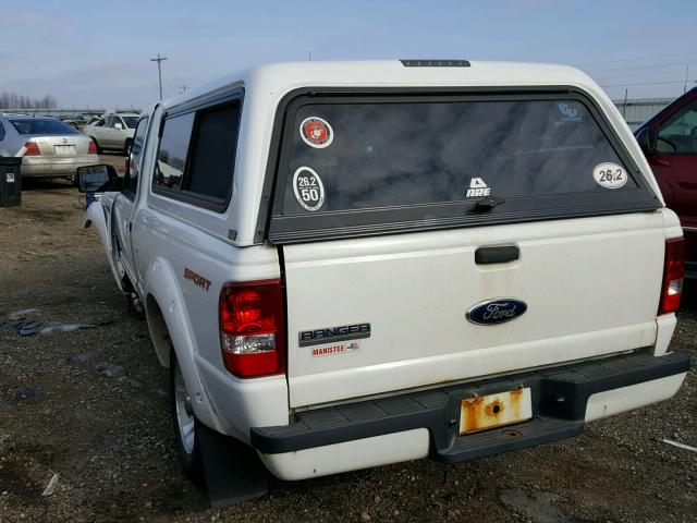 1FTYR10U28PA53383 - 2008 FORD RANGER WHITE photo 3