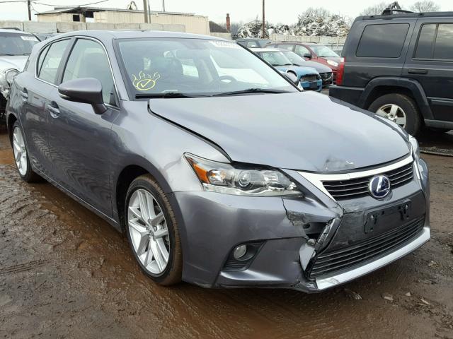 JTHKD5BH8E2186541 - 2014 LEXUS CT 200 GRAY photo 1