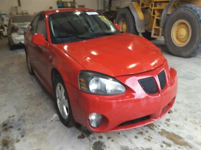 2G2WP552081100438 - 2008 PONTIAC GRAND PRIX RED photo 1