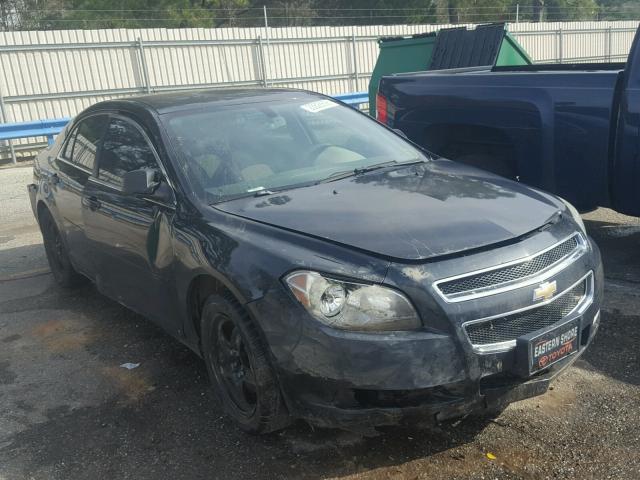 1G1ZG57BX9F165600 - 2009 CHEVROLET MALIBU LS შავი ფოტო 1
