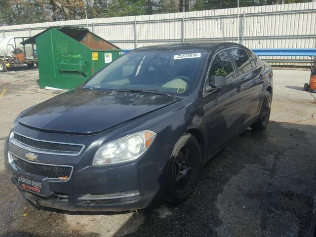 1G1ZG57BX9F165600 - 2009 CHEVROLET MALIBU LS შავი ფოტო 2
