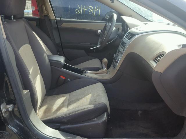 1G1ZG57BX9F165600 - 2009 CHEVROLET MALIBU LS შავი ფოტო 5