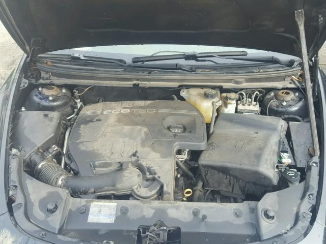 1G1ZG57BX9F165600 - 2009 CHEVROLET MALIBU LS შავი ფოტო 7