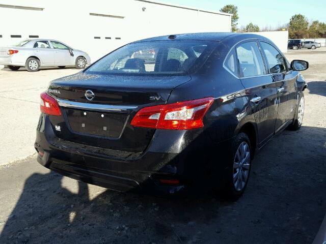 3N1AB7AP6HY315358 - 2017 NISSAN SENTRA S BLACK photo 4