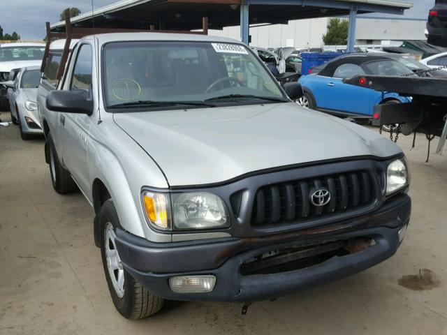 5TENL42N63Z175709 - 2003 TOYOTA TACOMA SILVER photo 1