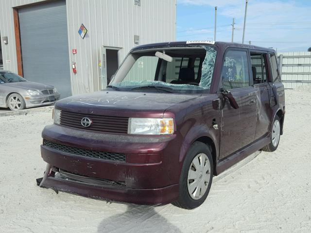 JTLKT324864053181 - 2006 TOYOTA SCION XB 勃艮第红 照片 2