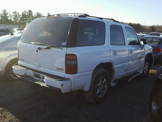 1GKEK63U35J197026 - 2005 GMC YUKON DENA WHITE photo 4