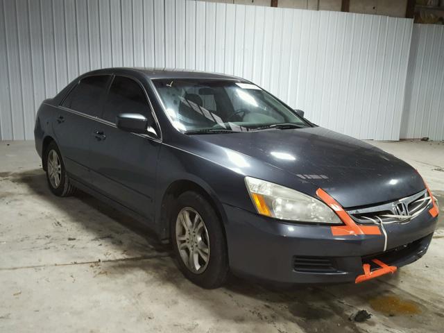 1HGCM56867A042142 - 2007 HONDA ACCORD EX GRAY photo 1