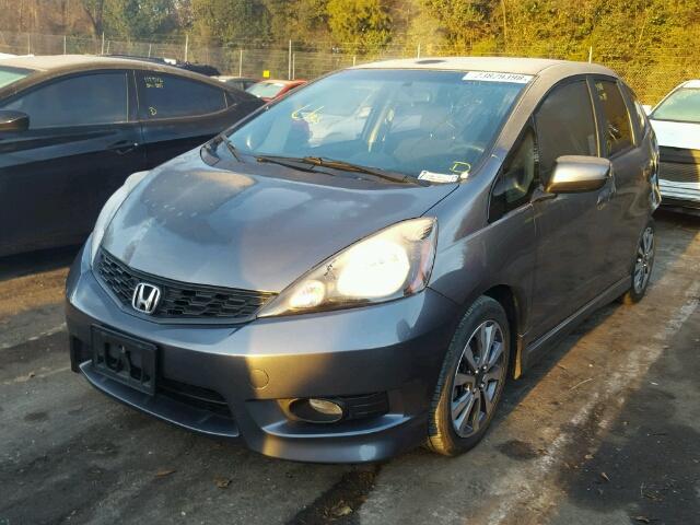 JHMGE8H65DC035272 - 2013 HONDA FIT SPORT GRAY photo 2