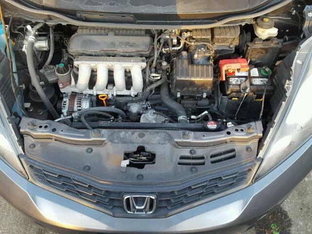 JHMGE8H65DC035272 - 2013 HONDA FIT SPORT GRAY photo 7