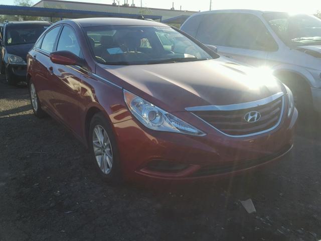 5NPEB4AC6DH680950 - 2013 HYUNDAI SONATA GLS BURGUNDY photo 1