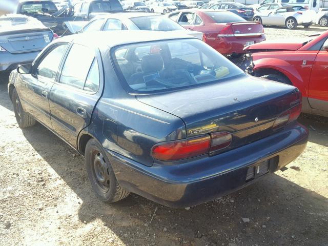 1Y1SK5260VZ446875 - 1997 GEO PRIZM BASE GREEN photo 3