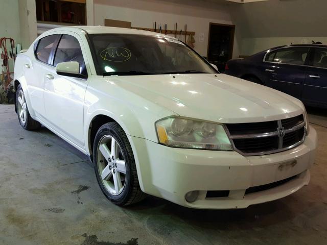 1B3LC56V49N552476 - 2009 DODGE AVENGER SX WHITE photo 1