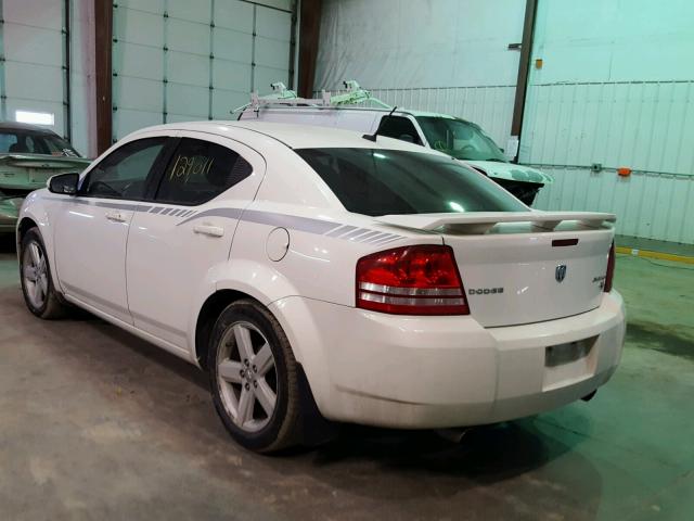 1B3LC56V49N552476 - 2009 DODGE AVENGER SX WHITE photo 3