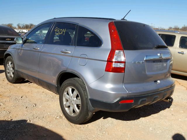 JHLRE48738C039891 - 2008 HONDA CR-V EXL SILVER photo 3