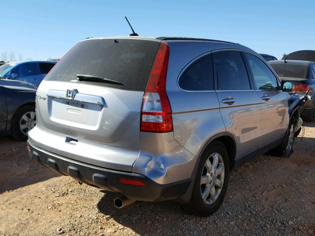 JHLRE48738C039891 - 2008 HONDA CR-V EXL SILVER photo 4