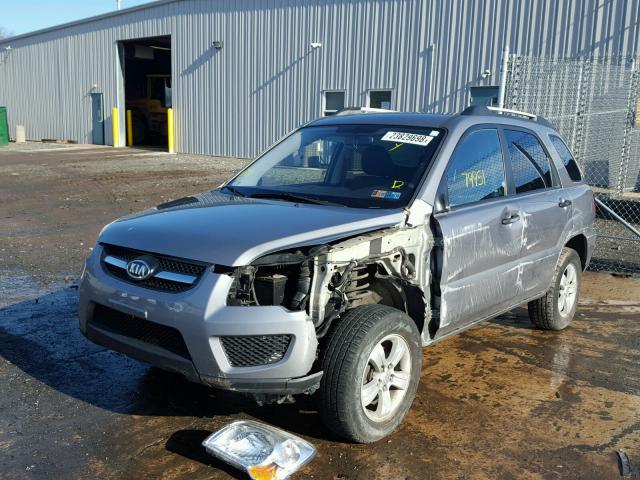 KNDKG3A48A7726270 - 2010 KIA SPORTAGE L CHARCOAL photo 2