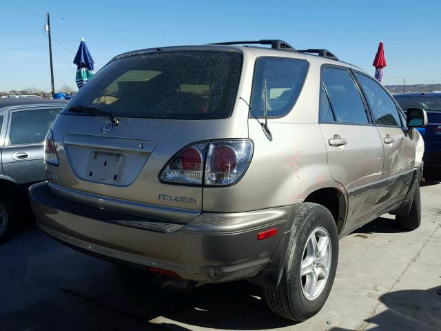 JTJGF10U420128053 - 2002 LEXUS RX 300 BEIGE photo 4