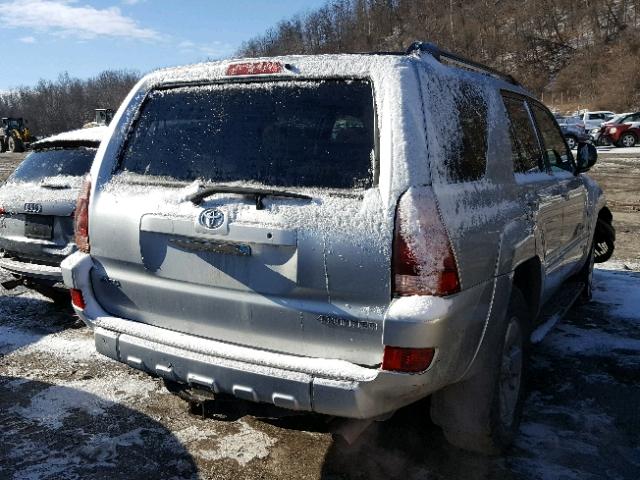 JTEBT14R950055645 - 2005 TOYOTA 4RUNNER SR SILVER photo 4