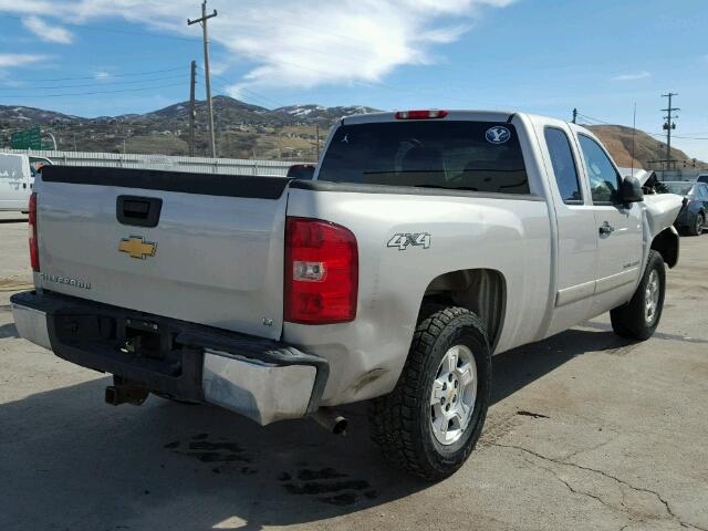 2GCEK19J781321759 - 2008 CHEVROLET SILVERADO SILVER photo 4