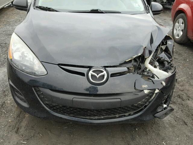 JM1DE1HZXB0101643 - 2011 MAZDA MAZDA2 BLACK photo 7