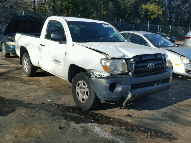 5TENX22N46Z300364 - 2006 TOYOTA TACOMA WHITE photo 1