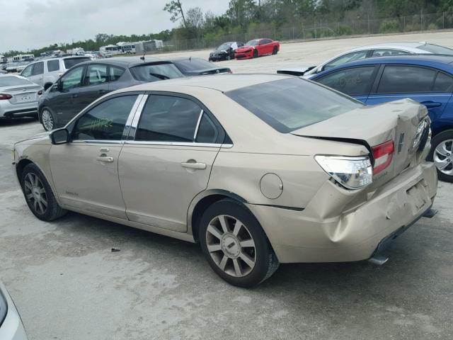 3LNHM26176R641749 - 2006 LINCOLN ZEPHYR TAN photo 3