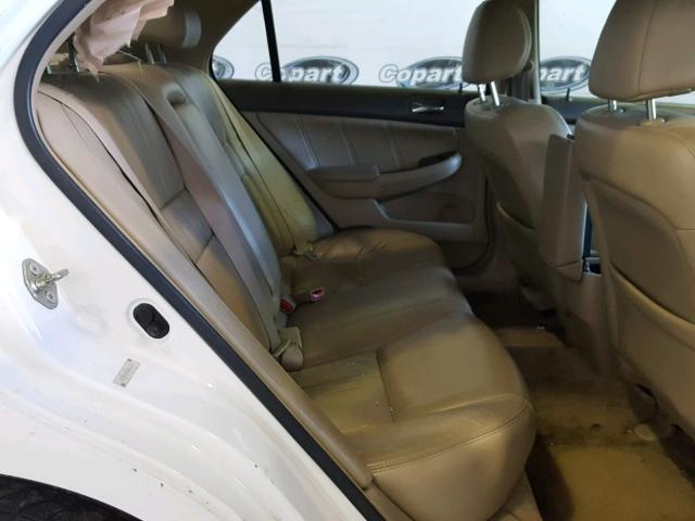 1HGCM56886A063136 - 2006 HONDA ACCORD EX WHITE photo 6